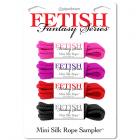 Fetish Fantasy Mini Silk Rope Sampler Sex Toy Product