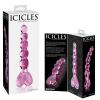 Icicles No 43 Pink Glass Beaded Massager Sex Toy Product Image 3