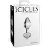 Icicles No. 44 Clear Butt Plug Sex Toy Product Image 2
