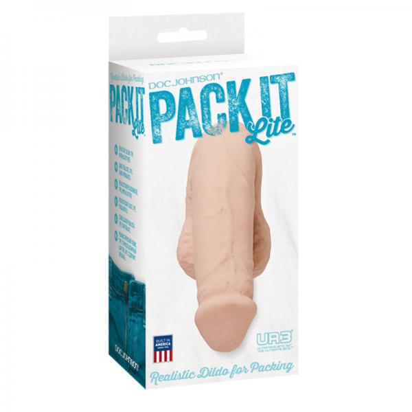Pack It Lite Realistic Dildo For Packing Beige Sex Toy Product