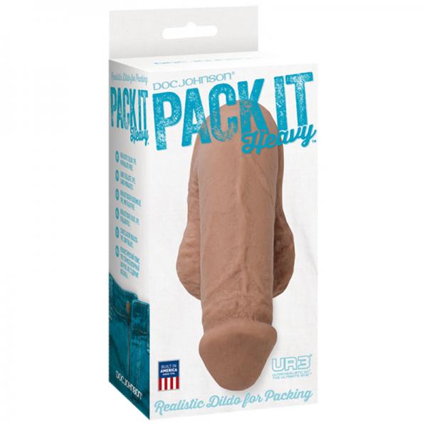 Pack It Heavy Brown Realistic Dildo for Packing Sex Toy Product