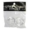 Thick Power Stretch Donuts 2 Pack Clear Sex Toy Product Image 2