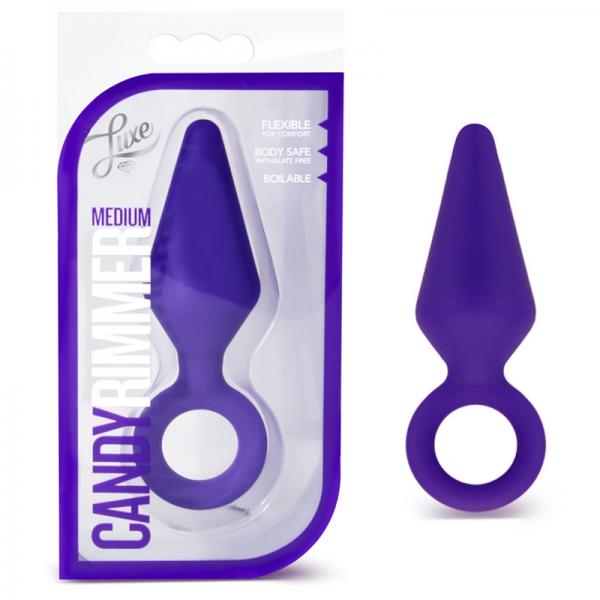 Candy Rimmer Medium Butt Plug Purple Sex Toy Product
