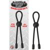 Adjustable Silicone Cock Tie Black Sex Toy Product Image 2