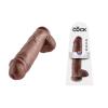 King Cock 11" Cock - Brown Sex Toy Product Image 3