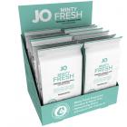 Jo Intimate Wipes (body & Toy Safe) Minty Fresh Counter Box (12 Packs) Sex Toy Product