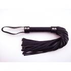 Rouge Short Leather Flogger Black  Sex Toy Product
