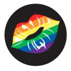 Rainbow Lips Button Sex Toy Product