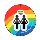 Girl Rainbow Button Sex Toy Product