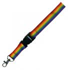Rainbow Long Stripes Breakaway Lanyard Sex Toy Product