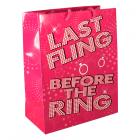 Last Fling Before The Ring Gift Bag Sex Toy Product