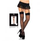 Sheer Stockings Plus Size Black Sex Toy Product
