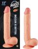 Maxx Men 11 inches Straight Dong Beige Sex Toy Product Image 2