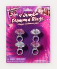 Bachelorette Jumbo Diamond Rings 4pk Sex Toy Product