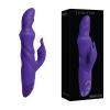 Silicone Thruster Purple Vibrator Sex Toy Product Image 3