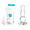 Glass Butt Plug 4 Inches Clear Sex Toy Product Image 2