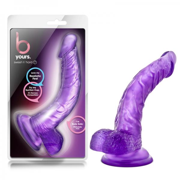 B Yours - Sweet N Hard 7 - Purple Sex Toy Product