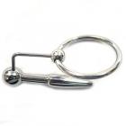 Stainless Steel Urethral Probe & Cock Ring Sex Toy Product