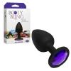 Booty Bling Small Black Plug Purple Stone Sex Toy Product Image 3