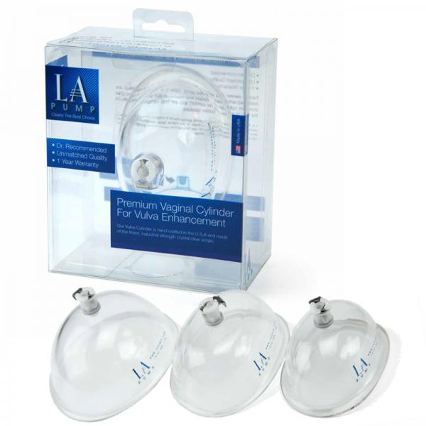 La Pump Premium Vaginal Cylinder, Large, Packaged Sex Toy Product
