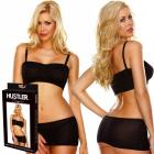 Hustler Sheer Tube Top W/ Mini Skirt Os Sex Toy Product