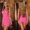 Club Seamless Neon Tube Dress & G-String O/S Pink Sex Toy Product Image 3