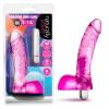 Naturally Yours Vibrating Ding Dong Pink Dildo Sex Toy Product Image 3