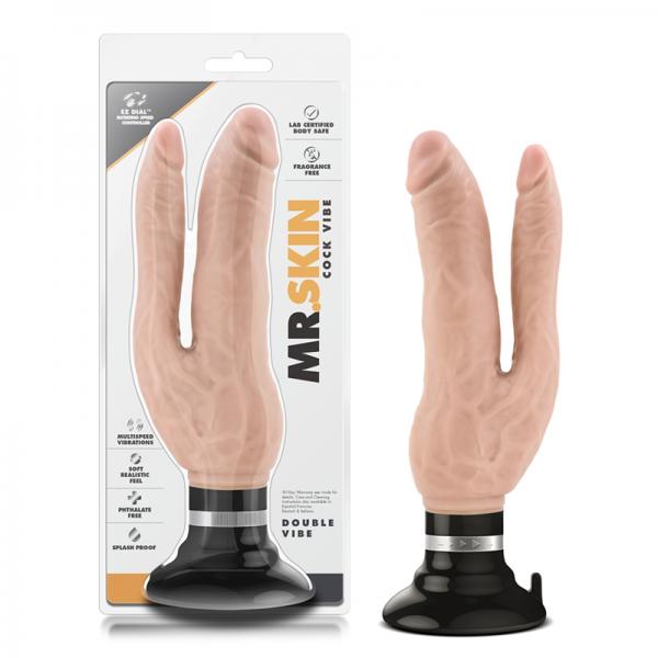 Dr. Skin Cock Vibes Double Vibe Beige Sex Toy Product