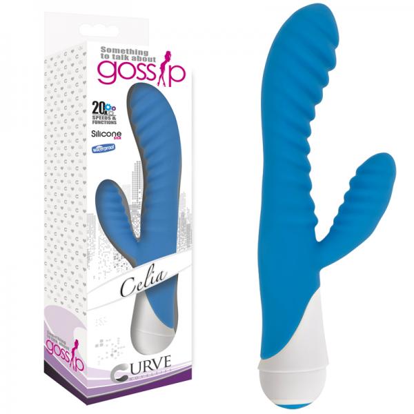 Gossip Celia Dual Motors Azure Blue Vibrator Sex Toy Product