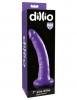 Dillio Purple 7 inches Slim Dildo Sex Toy Product Image 3
