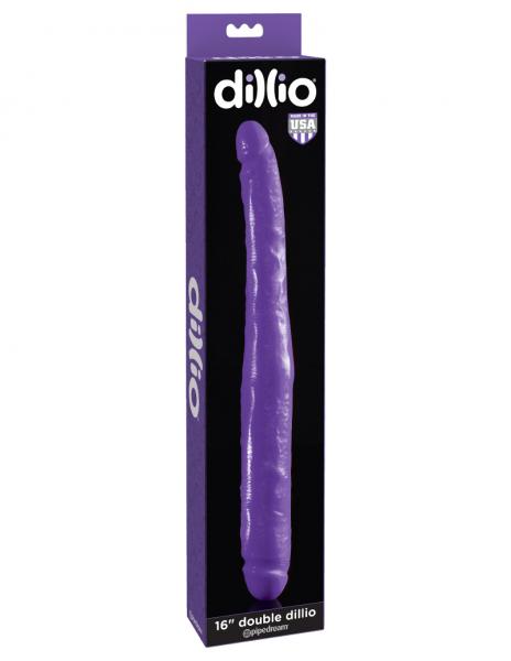 Dillio Purple 16in Double Dong Sex Toy Product