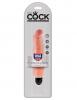 King Cock 7 inches Vibrating Stiffy Beige Sex Toy Product Image 3