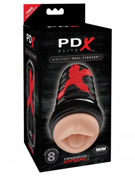 PDX Elite Air Tight Oral Stroker Beige Sex Toy Product