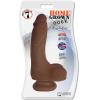 Home Grown Cock 7 inches Chocolate Brown Dildo Sex Toy Product Image 2