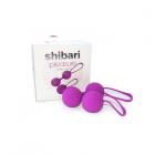 Shibari Pleasure Balls Set Of Two 1 Double Ball 1 Single Ball Purple Sex Toy Product