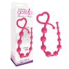 Gossip Hearts N Studs Magenta Pink Anal Beads Sex Toy Product Image 2