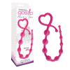 Gossip Hearts & Spurs Anal Beads Magenta Pink Sex Toy Product Image 2