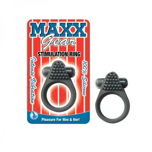 Maxx Gear Stimulation Ring Black Sex Toy Product