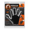 Finger F*ck Textured Glove Oxballs Black Sex Toy Product Image 3