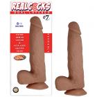 Real Cocks Dual Layered #7 Brown 8.5 inches Dildo Sex Toy Product