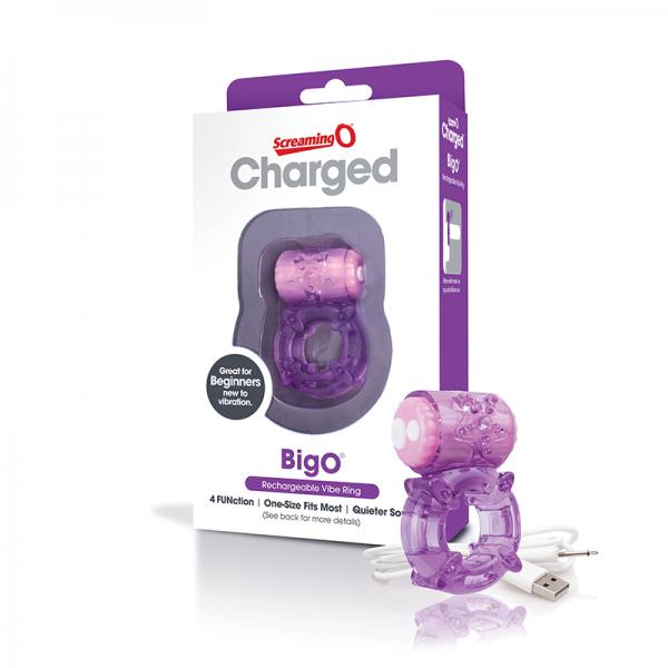 Screaming O Charged Big O - Purple Sex Toy Product