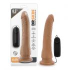 Dr. Skin - 8.5 Inch Vibrating Realistic Cock With Suction Cup - Mocha Sex Toy Product