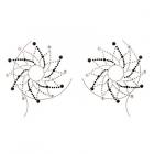 Flora Adhesive Nipple Jewels Sticker (6pk) Sex Toy Product