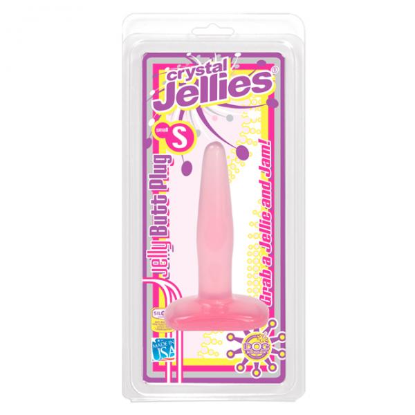 Crystal Jellies - Butt Plug - Pink-  Small	 Sex Toy Product