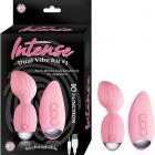 Intense Dual Vibe Kit#1 Work Together Or Independently Rechargeable 10 Function Waterproof Pink Sex Toy Product