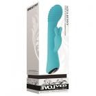 Evolved Aqua Bunny 9 Shaft Function 9 Clit Stim Functions Rechargeable Silicone Waterproof Teal Sex Toy Product
