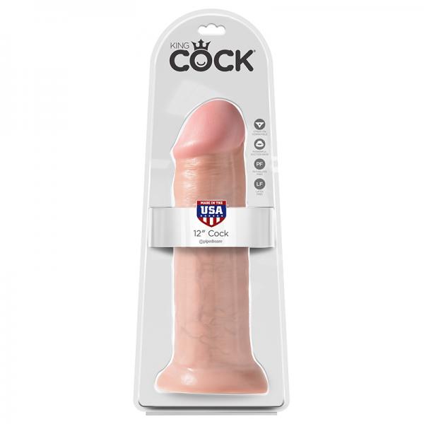 King Cock 12in Cock Flesh Sex Toy Product