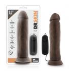 Dr. Skin - Dr. Throb - 9.5in Vibrating Realistic Cock With Suction Cup - Chocolate Sex Toy Product
