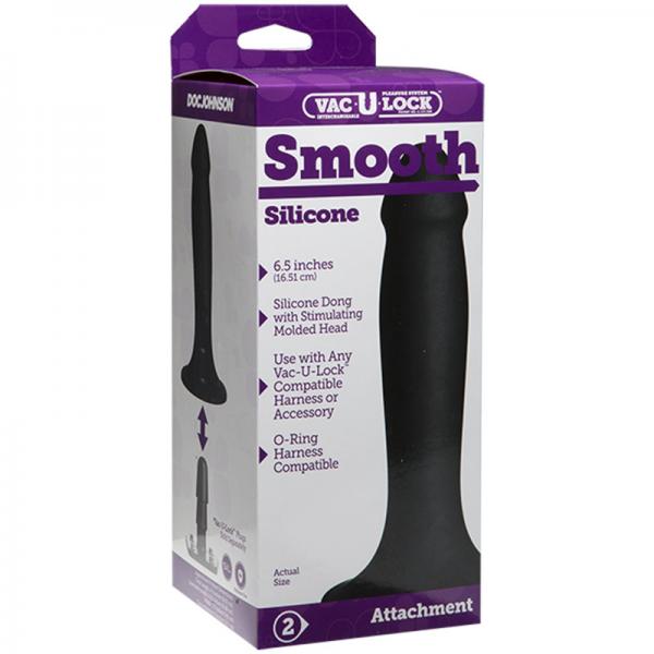 Vac-U-Lock Smooth Silicone Dong  Sex Toy Product
