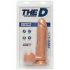 The D The Perfect D 8 inches Dildo with Balls Beige Sex Toy Product Image 2